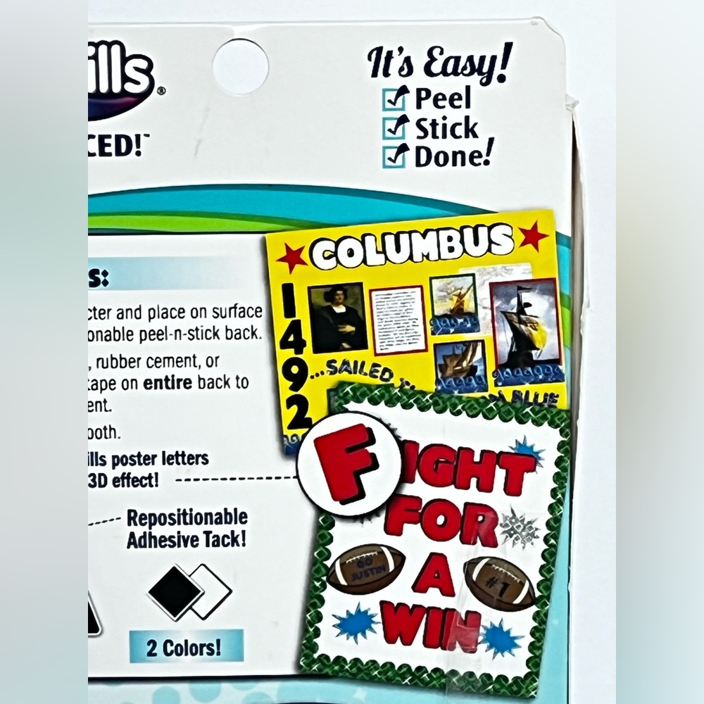 Repositionable Poster Letters & Numbers - Picture 7 of 11